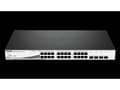Miniatyrbild 5 av 5: D-Link DGS 1210-28MP - Switch - Administrerad - 24 x 10/100/1000 (PoE+) + 4 x Gigabit SFP - skrivbordsmodell, rackmonterbar - PoE+