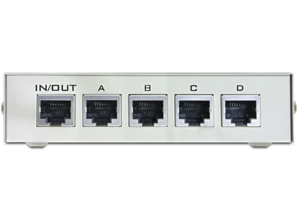 Delock - Switch - 4 x 10/100 - skrivbordsmodell