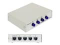 Miniatyrbild 5 av 5: Delock - Switch - 4 x 10/100 - skrivbordsmodell