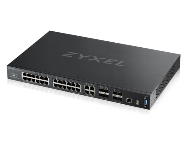 Zyxel XGS4600-32 Håndtert L3 Gigabit Ethernet (10/100/1000) Sort