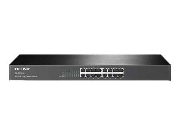 TP-Link TL-SF1016 - Switch - 16 x 10/100 - skrivbordsmodell