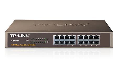 TP-Link TL-SF1016 - Switch - 16 x 10/100 - skrivbordsmodell