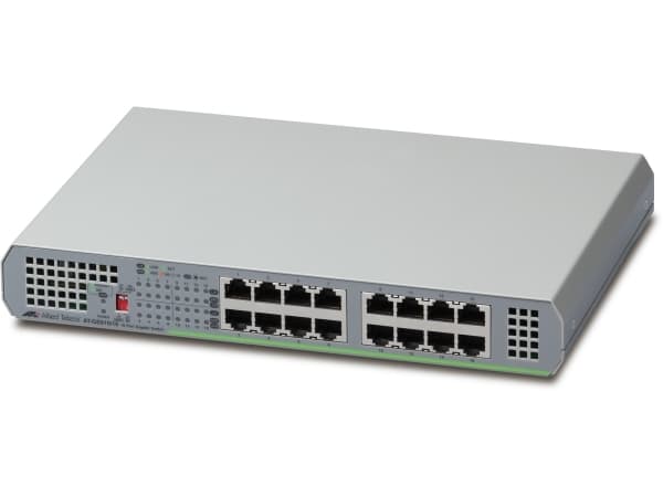 Allied Telesis GS910/16, Hallitsematon, Gigabit Ethernet (10/100/1000), Täysin kaksipuolinen