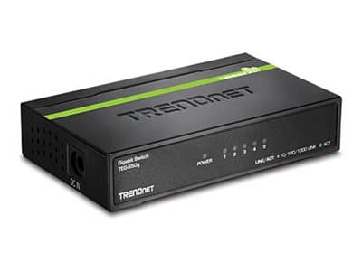 TRENDnet TEG S50G - Switch - 5 x 10/100/1000 - skrivbordsmodell - TAA-kompatibel
