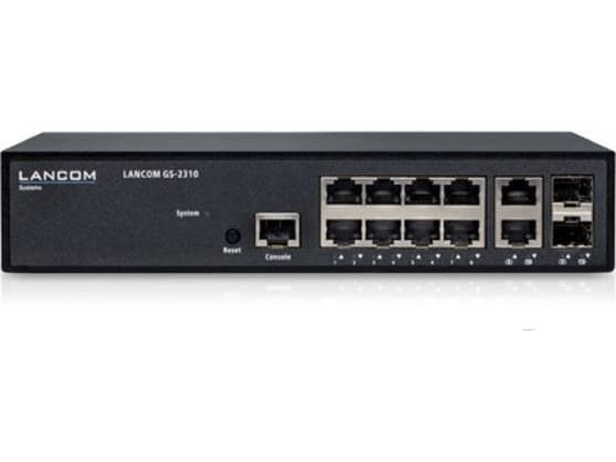 LANCOM GS-2310 - Switch - Styrt - 8 x 10/100/1000 + 2 x kombo-Gigabit SFP - stasjonær, rackmonterbar