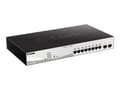 Miniatyrbild 1 av 5: D-Link Web Smart DGS-1210-10MP - Switch - L2+ - smart - 8 x 10/100/1000 (PoE+) + 2 x Gigabit SFP - skrivbordsmodell - PoE+ (130 W)
