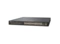 Miniatyrbild 3 av 5: PLANET GS-4210-24P2S - Switch - Administrerad - 24 x 10/100/1000 (PoE+) + 2 x Gigabit SFP - rackmonterbar - PoE+ (300 W)