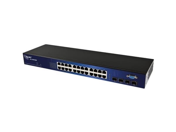 ALLNET 127211, Hallittu, L2, Gigabit Ethernet (10/100/1000), Telineasennus, 19U, Seinäkiinnitteinen