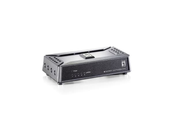 LevelOne FSW-0508TX - Switch - 5 x 10/100 - skrivbordsmodell