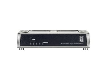 LevelOne FSW-0508TX - Switch - 5 x 10/100 - skrivbordsmodell