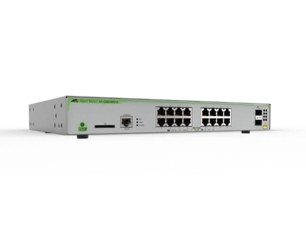 Allied Telesis AT-GS970M/18-50, Hallittu, L3, Gigabit Ethernet (10/100/1000), Telineasennus, 1U