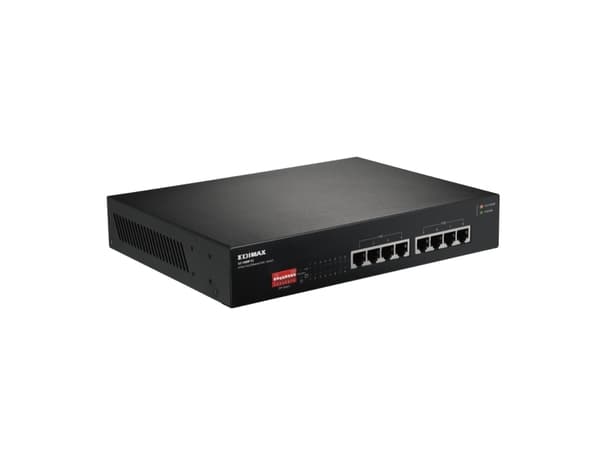 Edimax GS-1008P - Switch - 8 x 10/100/1000 (PoE+) - stasjonær - PoE+ (145 W)