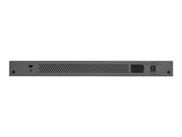 NETGEAR GS116LP - Switch - 16 x 10/100/1000 (PoE+) - skrivbordsmodell, rackmonterbar, väggmonterbar - PoE+ (76 W) - likström