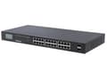 Miniatyrbild 1 av 5: Intellinet 561242, Ohanterad, Gigabit Ethernet (10/100/1000), Full duplex, Strömförsörjning via Ethernet (PoE) stöd, Rackmontering, 1U