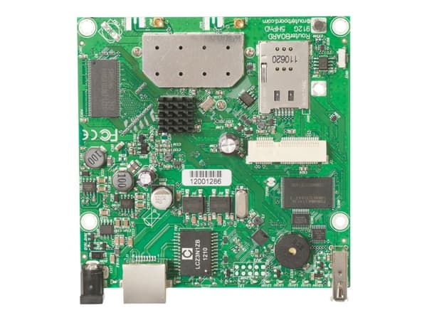 MikroTik RouterBOARD RB912UAG-5HPnD - Trådløst tilgangspunkt - Wi-Fi - 5 GHz - DC power - intern