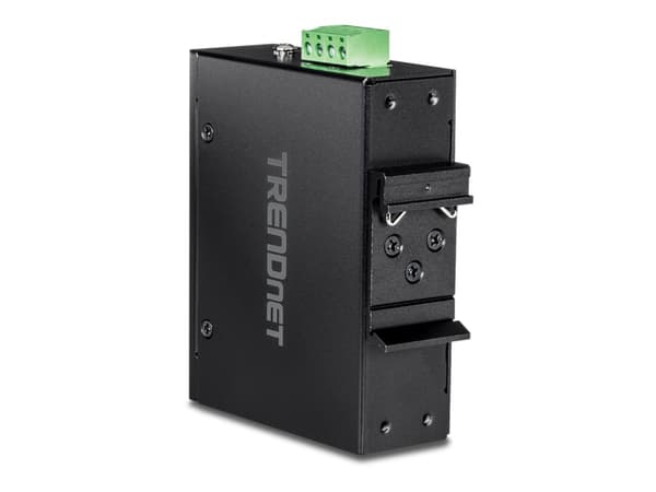 TRENDnet TI-PF11SFP - Fibermedieomformer - 1GbE - 10Base-T, 100Base-TX, 1000Base-T - RJ-45 / SFP (mini-GBIC) - opp til 40 km - TAA-samsvar