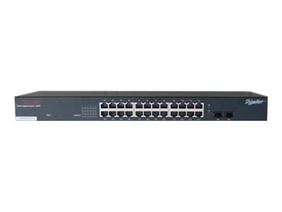 Longshine LCS-GS9126 - Switch - 24 x 10/100/1000 + 2 x SFP - rackmonterbar