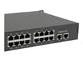Miniatyrbilde 5 av 5: LevelOne FGP-3400W380 - Switch - 32 x 10/100 (PoE+) + 2 x 10/100/1000 - rackmonterbar, stasjonær - PoE+ (380 W)