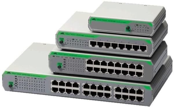 Allied Telesis AT-FS710/8-50 Ohanterad Fast Ethernet (10/100) Grå