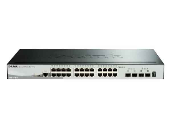 D-Link DGS 1510-52XMP - Switch - L3 - smart - 48 x 10/100/1000 (PoE+) + 4 x 10 Gigabit SFP+ - rackmonterbar - PoE+ (370 W)