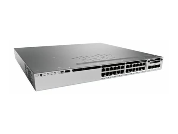 Cisco Catalyst 9300 - Network Essentials - switch - L3 - Administrerad - 24 x 10/100/1000 (PoE+) - rackmonterbar - PoE+ (445 W)