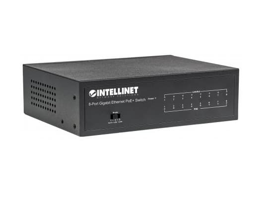 Intellinet 561204, Hallittu, Gigabit Ethernet (10/100/1000), Täysin kaksipuolinen, Power over Ethernet -tuki