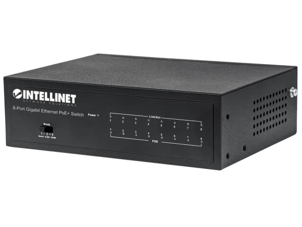 Intellinet 561204, Hallittu, Gigabit Ethernet (10/100/1000), Täysin kaksipuolinen, Power over Ethernet -tuki