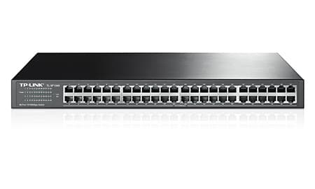 TP-Link TL-SF1048 - Switch - 48 x 10/100 - monterbar på stativ