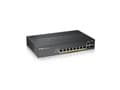 Miniatyrbild 5 av 5: Zyxel GS1920-8HPv2 - Switch - smart - 8 x 10/100/1000 (PoE+) + 2 x kombinations-Gigabit SFP - skrivbordsmodell, väggmonterbar - PoE+ (130 W)