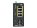 Miniatyrbild 1 av 5: Zyxel RGS200-12P - Switch - Administrerad - 8 x 10/100/1000 (PoE+) + 4 x SFP - DIN-skenmonterbar, rackmonterbar - PoE+ (240 W) - likström