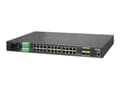 Miniatyrbild 1 av 5: PLANET IGSW-24040T - Switch - L2+ - Administrerad - 24 x 10/100/1000 + 4 x delad Gigabit SFP - skrivbordsmodell