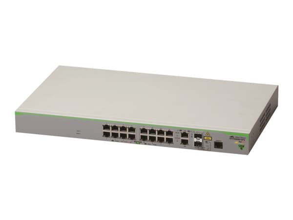 Allied Telesis AT-FS980M/18PS-50, Hallittu, Fast Ethernet (10/100), Power over Ethernet -tuki Harmaa