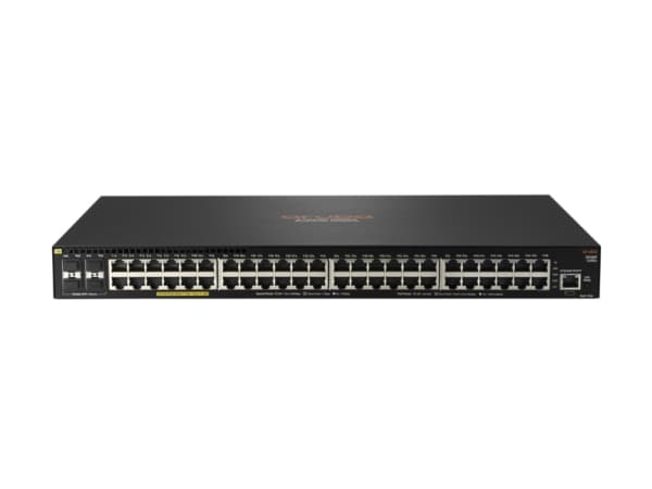 HPE Aruba 2930F 48G PoE+ 4SFP+ - Switch - L3 - Administreret - 48 x 10/100/1000 (PoE+) + 4 x 1 Gigabit / 10 Gigabit SFP+ (uplink) - monterbar på stat