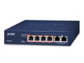 Miniatyrbild 3 av 5: PLANET FSD-604HP, Ohanterad, Fast Ethernet (10/100), Full duplex, Strömförsörjning via Ethernet (PoE) stöd