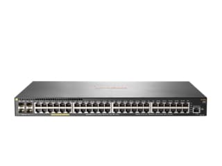 HPE Aruba 2540 48G PoE+ 4SFP+ - Switch - Administrerad - 48 x 10/100/1000 (PoE+) + 4 x 10 Gigabit Ethernet / 1 Gigabit Ethernet SFP+ - skrivbordsmode