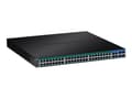 Miniatyrbild 1 av 5: TRENDnet TPE 5240WS - Switch - smart - 48 x 10/100/1000 (PoE+) + 4 x kombinations-Gigabit SFP - skrivbordsmodell, rackmonterbar - PoE+ (370 W) - Växe