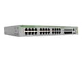 Miniatyrbild 1 av 4: Allied Telesis CentreCOM AT-GS970M/28 - Switch - L3 - Administrerad - 24 x 10/100/1000 + 4 x SFP (mini-GBIC) (upplänk) - skrivbordsmodell