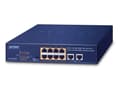Miniatyrbild 3 av 5: PLANET GSD-1008HP, Ohanterad, Gigabit Ethernet (10/100/1000), Full duplex, Strömförsörjning via Ethernet (PoE) stöd, Rackmontering, 1U