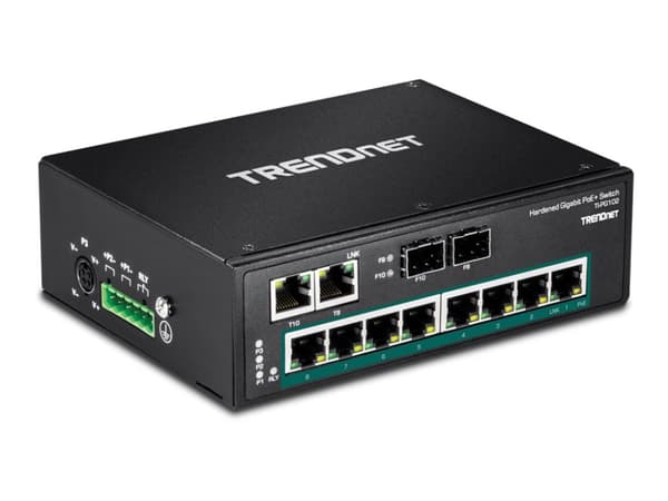 Trendnet TI-PG102, Hallitsematon, Gigabit Ethernet (10/100/1000), Täysin kaksipuolinen, Power over Ethernet -tuki, Seinäkiinnitteinen