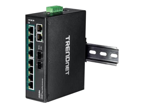 Trendnet TI-PG102, Hallitsematon, Gigabit Ethernet (10/100/1000), Täysin kaksipuolinen, Power over Ethernet -tuki, Seinäkiinnitteinen