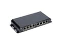 Miniatyrbild 3 av 5: Extralink KRATOS - Switch - 7 x 10/100/1000 (PoE) + 1 x 10/100/1000 (upplänk) - skrivbordsmodell - PoE