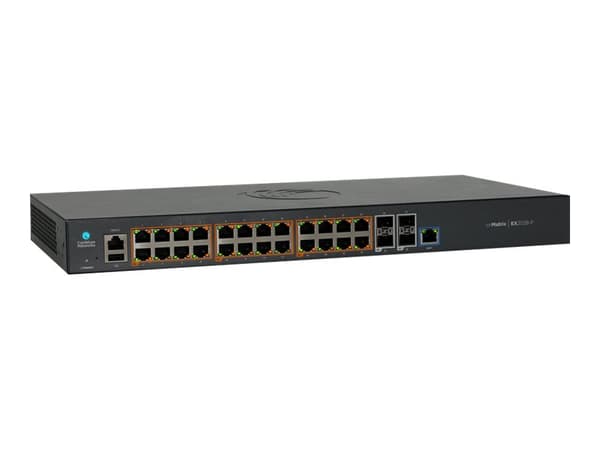 Cambium Networks cnMatrix EX2028-P - Switch - Styrt - 24 x 10/100/1000 (PoE+) + 4 x SFP (mini-GBIC) (opplink) - rackmonterbar - PoE+ (400 W) - AC 100 Grå