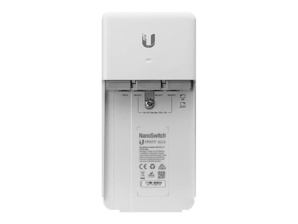 Ubiquiti NanoSwitch N-SW - Switch - 4 x 10/100/1000 (PoE) - Passiv PoE