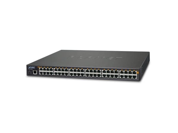 PLANET HPOE-2400G - Strömtillförsel (kan monteras i rack) - AC 100-240 V - 720 Watt - Ethernet 10/100/1000 - utgångskontakter: 24 - 1U - 19"