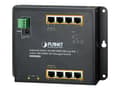 Miniatyrbild 1 av 5: PLANET WGS-4215-8P2S - Switch - Administrerad - 8 x 10/100/1000 (PoE+) + 2 x SFP - DIN-skenmonterbar, väggmonterbar - PoE+ (200 W) - likström