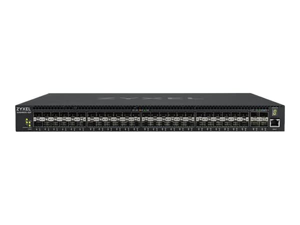 Zyxel XGS4600-52F - Switch - L3 - Administrerad - 48 x Gigabit SFP + 4 x 10 Gigabit SFP+ - rackmonterbar Svart