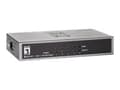 Miniatyrbild 5 av 5: LevelOne GEU-0521 - Switch - ikke administreret - 4 x 10/100/1000 + 1 x Gigabit SFP -