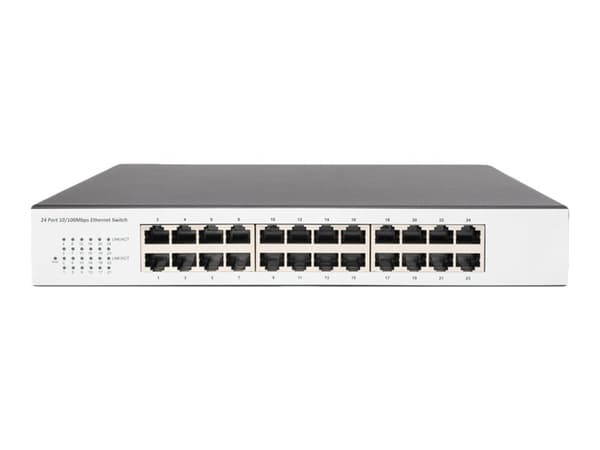 Digitus DN-60021-2, Hallitsematon, Fast Ethernet (10/100), Täysin kaksipuolinen, Telineasennus