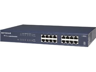 NETGEAR JGS516v2 - Switch - ohanterad - 16 x 10/100/1000 - skrivbordsmodell, rackmonterbar - AC 100/230 V