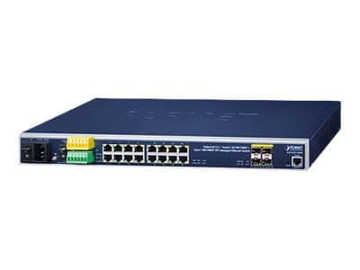 PLANET IGS-5225-16T4S - Switch - L2+ - Administrerad - 16 x 10/100/1000 + 4 x SFP - rackmonterbar - Växelström 120/230 V/likström 36 - 60 V